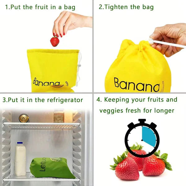 1pc Banana Storage Bag